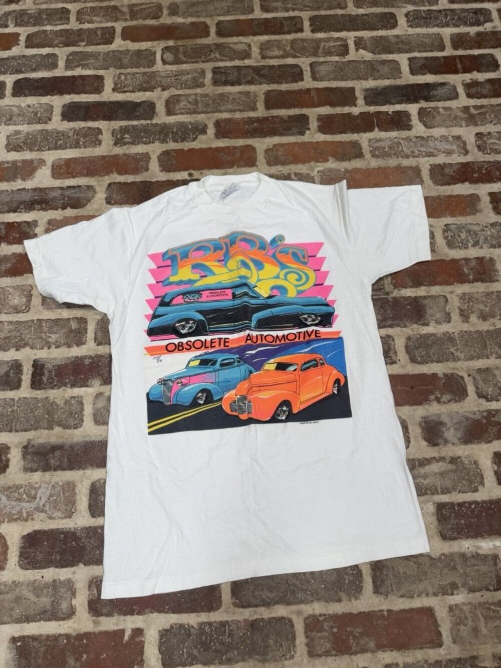 Vintage 90s Haynes RBs Serious Hardware T Shirt Size Medium